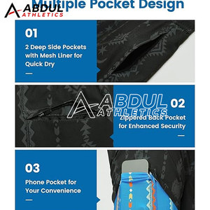 Shorts de sport de haute qualité pour l'entraînement et les activités de plein air, légers et offrant une mobilité accrue - Product Image 3