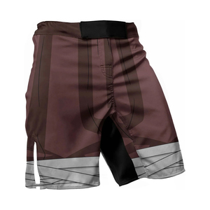 Shorts MMA unisexe en polyester et élasthanne extensibles de haute qualité pour l'entraînement de combat – Confortables et imprimés - Product Image 2
