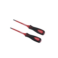 Ensemble d'outils professionnel JACK WORTH JK1466A de 12 pièces isolés VDE avec outils en acier Cr-v et en acier inoxydable Rouge et noir