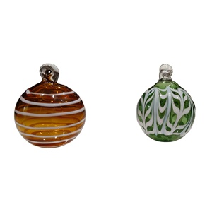 ลูกบอลแก้วตกแต่งลายฉลุ TIHB ดีไซน์อาร์ตเดโค คุณภาพสูง สำหรับตกแต่งบ้านในเทศกาลอีสเตอร์ ทำด้วยมือ - Product Image 1