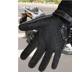 Gants de course pour BMX, VTT, moto tout-terrain, course sur route, motocross, en maille polyester gris, thermiques, respirants, compatibles écran tactile - Product Image 4