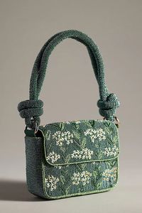 Bolso bandolera con solapa y cuentas étnicas para mujer, bolso de fiesta con correa de cadena de cuero PU - Product Image 4