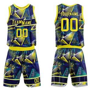 Uniforme de basket-ball pour hommes entièrement personnalisé par sublimation, tenue d'équipe élégante pour la saison estivale, nom et numéro imprimés, matériaux excellents. - Product Image 4