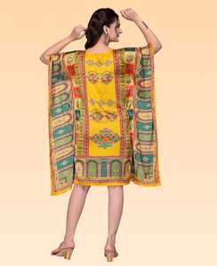 Women’s Elegant <b>Kaftan</b> Dress – Loose Fit Printed Beach <b>Kaftan</b> for Summer collection. - Product Image 5