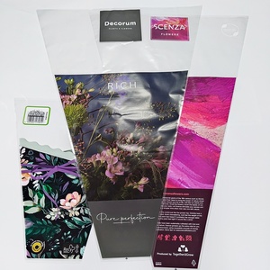 Manchons d'emballage BOPP anti-buée écologiques pour pots de fleurs et plantes, imprimés avec logos personnalisés en usine, pour les lys - Product Image 3