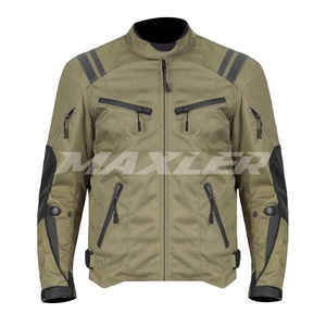 Veste Homme Homologuée CE Toutes Saisons Légère Imperméable Coupe-Vent Respirante pour Moto et Course Automobile Grande Taille - Product Image 1