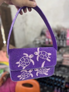 Indian Modern Bohemian Summer Embroidery Designer Handmade Beaded Messenger <b>Bag</b> Light Weight <b>Large</b> Capacity Women Evening <b>Bag</b> - Product Image 4