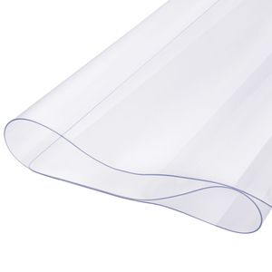 Tappetino da Scrivania in PVC Trasparente 54 x 54 Pollici, Spessore 2,0 mm, Facile da Pulire, Impermeabile, Protezione per Tavolo, Tappetino Quadrato in Plastica per Sala da Pranzo - Product Image 4
