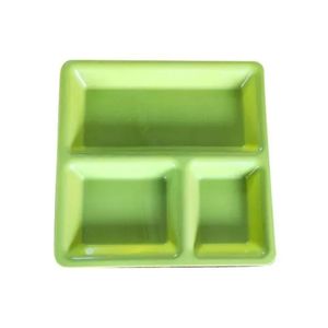 Unbreakable <b>Plastic</b> Mess <b>Tray</b> Plates for Hostel and Mess Use - Product Image 1