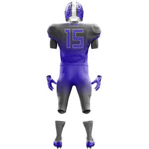 Ensemble d'uniformes de football américain pour adultes avec logo personnalisé, de haute qualité, respirant, en polyester, uniforme de football américain - Product Image 6