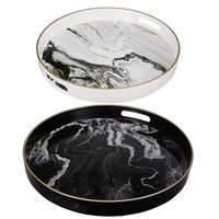 Plateau de service en résine époxy fabriqué en Inde, élégant et fait main, décoration d'intérieur pour table basse ou coiffeuse, disponible en gros