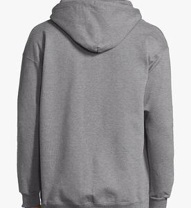 Sweat-shirt à capuche marron pour homme, fermeture éclair, couleur unie, polaire, coupe décontractée, vêtement d'automne - Product Image 5