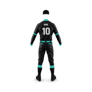 Ensemble d'uniformes de baseball légers 100 % polyester, respirant et à séchage rapide, maillot et pantalon personnalisés pour équipe avec couleurs et logos sur mesure - Product Image 3