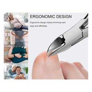 Coupe-ongles latéral professionnel en acier inoxydable pour bébé, outil de beauté de haute qualité, coupe-ongles pour cuticules et ongles incarnés - Product Image 2