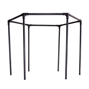 Porte-vêtements pliable et portable en métal robuste, design moderne et luxueux, pour présentation en magasin, fabrication OEM/ODM au Vietnam. - Product Image 4