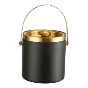 Hot Selling 2025 Double Wall Stainless Steel Wine <b>Beer</b> Vintage for Champagne Ice Buckets Lid Wholesale Barware Supply Metal - Product Image 6
