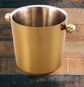 Seau à champagne isotherme à double paroi en acier inoxydable, refroidisseur de bouteilles de bière, seau à glace pour accessoires de bar à domicile - Product Image 4
