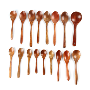 Ensemble d'ustensiles de cuisine écologiques en bois d'acacia foncé avec logo personnalisé, design classique, spatules, cuillères et accessoires. Commande - Product Image 2
