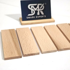Manches de couteau en bois de hêtre européen fabriquées à la main, plaquettes de manches en bois dur de qualité supérieure pour la fabrication de couteaux personnalisés et projets de bricolage - Product Image 2