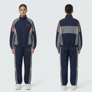 Women's Plus Size Windbreaker <b>Tracksuit</b> - Zip-Up Jogging Suit for Gym, Custom Printed - Product Image 1