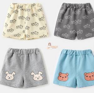 Shorts de bain décontractés pour bébés garçons, 100 % coton, écologiques, séchage rapide, respirants, vente en gros - Product Image 2