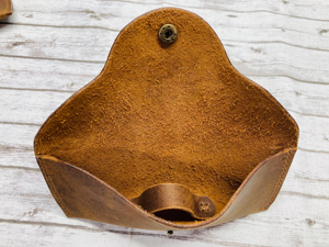 Étui à lunettes vintage en cuir de vachette, pochette de luxe faite à la main, étui fin et souple pour lunettes de lecture, housse de protection LGC-0167 - Product Image 4