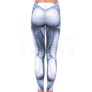 Fashion <b>Printed</b> Sublimation <b>Leggings</b> For <b>Women</b> Comfortable Yoga Running Exercise Stretch Activewear Premium Clothing - Product Image 4