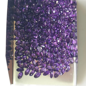 Ametista Africana Natural Púrpura, Corte Ovalado de 5x3MM, Gema Suelta de la Mejor Calidad, Gemas Red Mountain para Joyería - Product Image 3