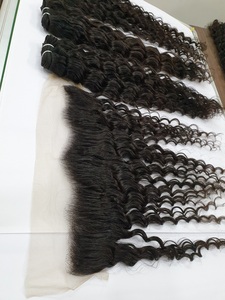 Cheveux humains bruts indiens 100% vierges vendeurs de perruques longues et bouclées, perruques Lace Front pour femmes vente en gros - Product Image 2