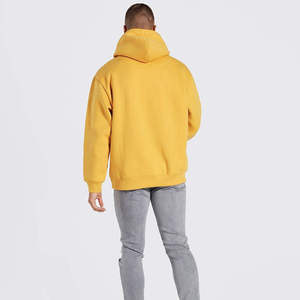 Sudadera con Capucha Personalizada al por Mayor, Extra Grande, de Felpa 100% Algodón, Lisa, Unisex, Estilo Urbano, para Hombre - Product Image 3