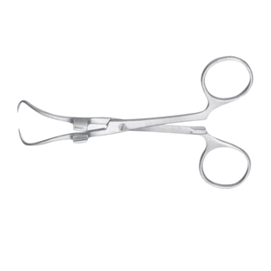 13cm Curved 1x1 Prong Sharp Backhaus Forceps Manual Dental Instrument German Stainless Backhaus <b>Towel</b> Clamp <b>Cheap</b> Price - Product Image 1