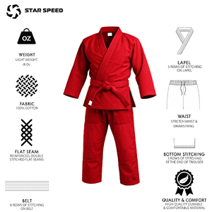 Kimono de Judo et BJJ en Coton à Double Tissage – Tenue d'Arts Martiaux en Gros - Product Image 4