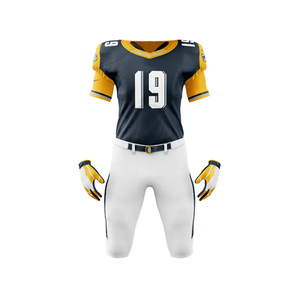 Nouvel uniforme de football américain au design classique personnalisé, 100% polyester, respirant, impression sublimée, service de vente en gros OEM/ODM - Product Image 5