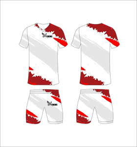 Conjunto de Uniforme de Fútbol Sublimado Personalizado, Diseño Geométrico Rosa y Gris, Transpirable, de Secado Rápido, Camiseta de Fútbol para Hombre y Niño - Product Image 2