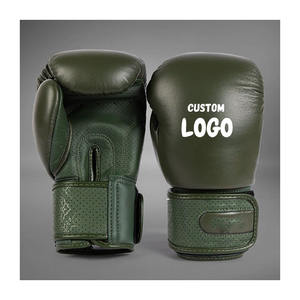 Gants de boxe professionnels vintage en cuir ultrafin pour l'entraînement Sanda MMA, respirants et anti-humidité, tailles personnalisables - Product Image 1
