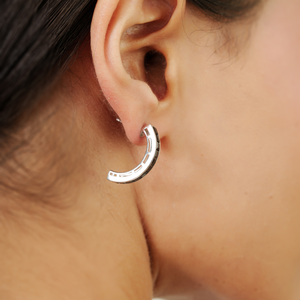 Nouveauté : Boucles d'oreilles créoles en argent sterling 925, 100 % authentiques, avec pierre d'onyx noir taille princesse, pour femmes - Product Image 4