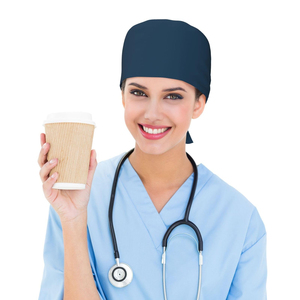 Customized Material And Color Sized Canvas <b>Scrub</b> <b>Cap</b> for Nurses & Doctors Surgical Hat Elastic Medical <b>Caps</b> Headwrap Custom Logo - Product Image 5