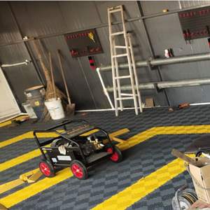 Factory Sale Interlocking Garage Plastic Floor Tiles PP Car Floor <b>Mat</b> Vinyl Flooring with Graphic Design Solution - Product Image 5