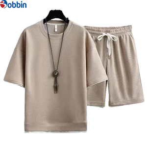 Ensemble de shorts décontractés unisexes en polaire imprimée, confortables et respirants, nouvelle collection été, personnalisable, grande taille pour hommes - Product Image 5