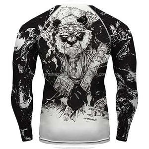 Nardon Apparel Custom Sublimation Print <b>Compression</b> <b>Shirt</b> <b>Long</b> <b>Sleeve</b> Quick Dry Plus Size Men Rash Guard - Product Image 2