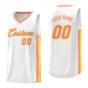 Fournisseur de maillots de basket sans manches à col en V de qualité supérieure, fabricant OEM ODM, uniforme d'entraînement de basket personnalisé, transfert thermique - Product Image 1