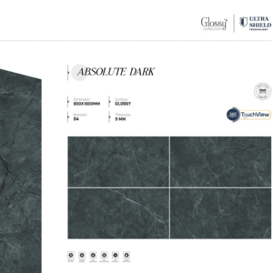 Carreaux de porcelaine brillants de qualité supérieure, dimensions 800x1600, 1200x1800, 750x1500 mm, grandes dalles de luxe pour sols et murs, pour design d'intérieur moderne - Product Image 1