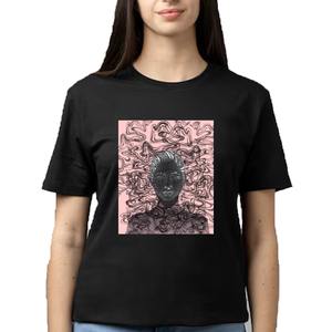 Unique t shirt for women Custom manufacturer womens t-shirt made in Bangladesh women cotton short sleeve Premium quality <b>tshirt</b> - Product Image 2