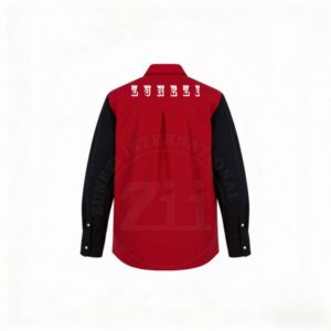 Camisas de trabajo resistentes al fuego de algodón de alta resistencia, al por mayor, para soldar, personalizadas para hombre. - Product Image 4