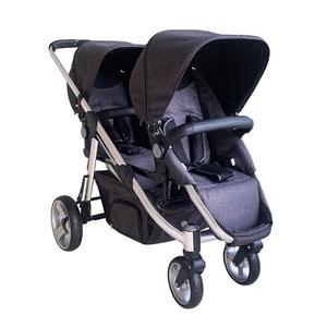 Poussette double compacte pliable multifonction en aluminium, classique, directement de l'usine, vente en gros, populaire, pour bébés jumeaux. - Product Image 1