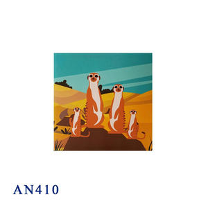 Tarjeta de Felicitación 3D Pop-up Hecha a Mano Personalizada al por Mayor, Diseño de Meerkat, Corte Láser de Papel, Artesanía Vietnamita, Decoración para el Hogar, Viet-craft - Product Image 5