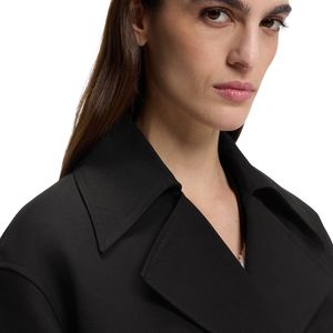 Abrigo Largo de Moda para Mujer 2026, Gabardina de Algodón con Forro de Poliéster, Doble Botonadura y Solapa Sencilla, Bordado Otoñal - Product Image 3