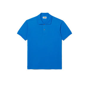 เสื้อคอปกสกิปเปอร์แบบเปิด ปักลายด้านหน้า แขนสั้น ทรงปกติ ระบายอากาศได้ดี สำหรับผู้ชาย กำลังเป็นที่นิยมอย่างมาก - Product Image 1