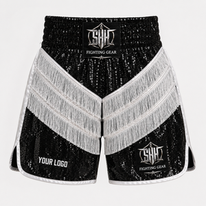 SHH Wholesale MMA Fight Shorts Men Custom Logo MMA Trunks Breathable Quick Dry Shorts for Boxing Muay Thai Gym Training - Product Image 5