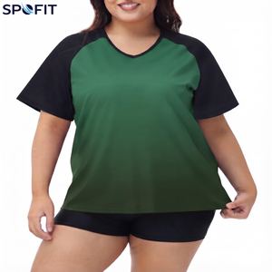 <b>Women's</b> rash guards Anti-UV Quick Dry <b>Compression</b> Rash Guard Short Sleeve Surfing Wear Custom BJJ Washed Spandex/Polyester - Product Image 4